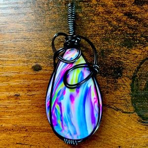 Psychedelic Handcrafted Pendant